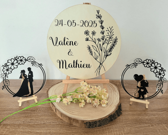 Mariage - Décoration triptyque