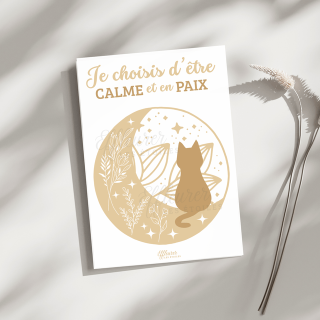 Affiche Mantra - Calme & Paix