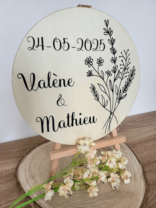 Mariage - Décoration triptyque