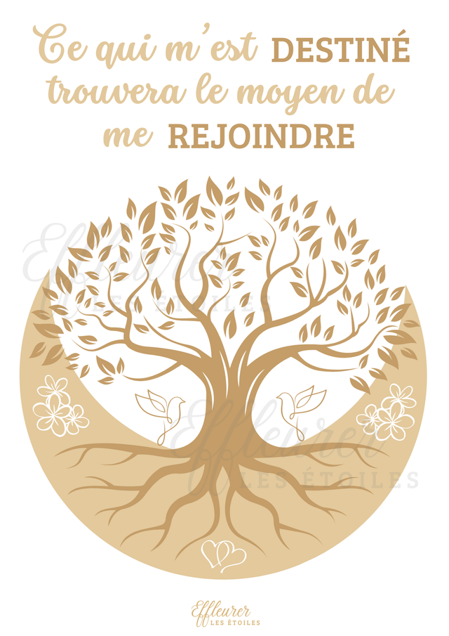 Affiche Mantra - Ce qui m'est destiné