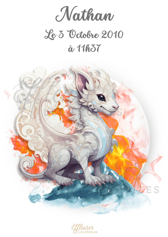 Affiche Bébé - Dragon
