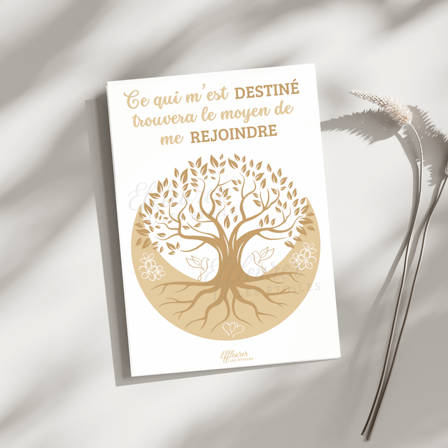 Affiche Mantra - Ce qui m'est destiné