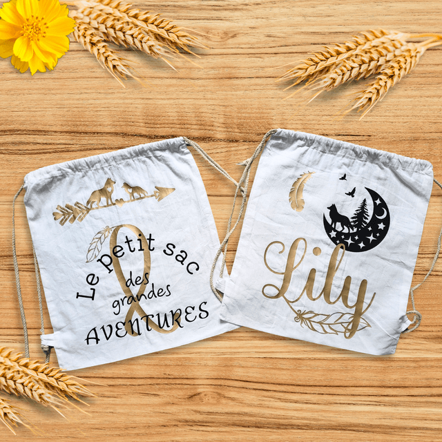 Sac en toile - Le petit sac des grandes aventures